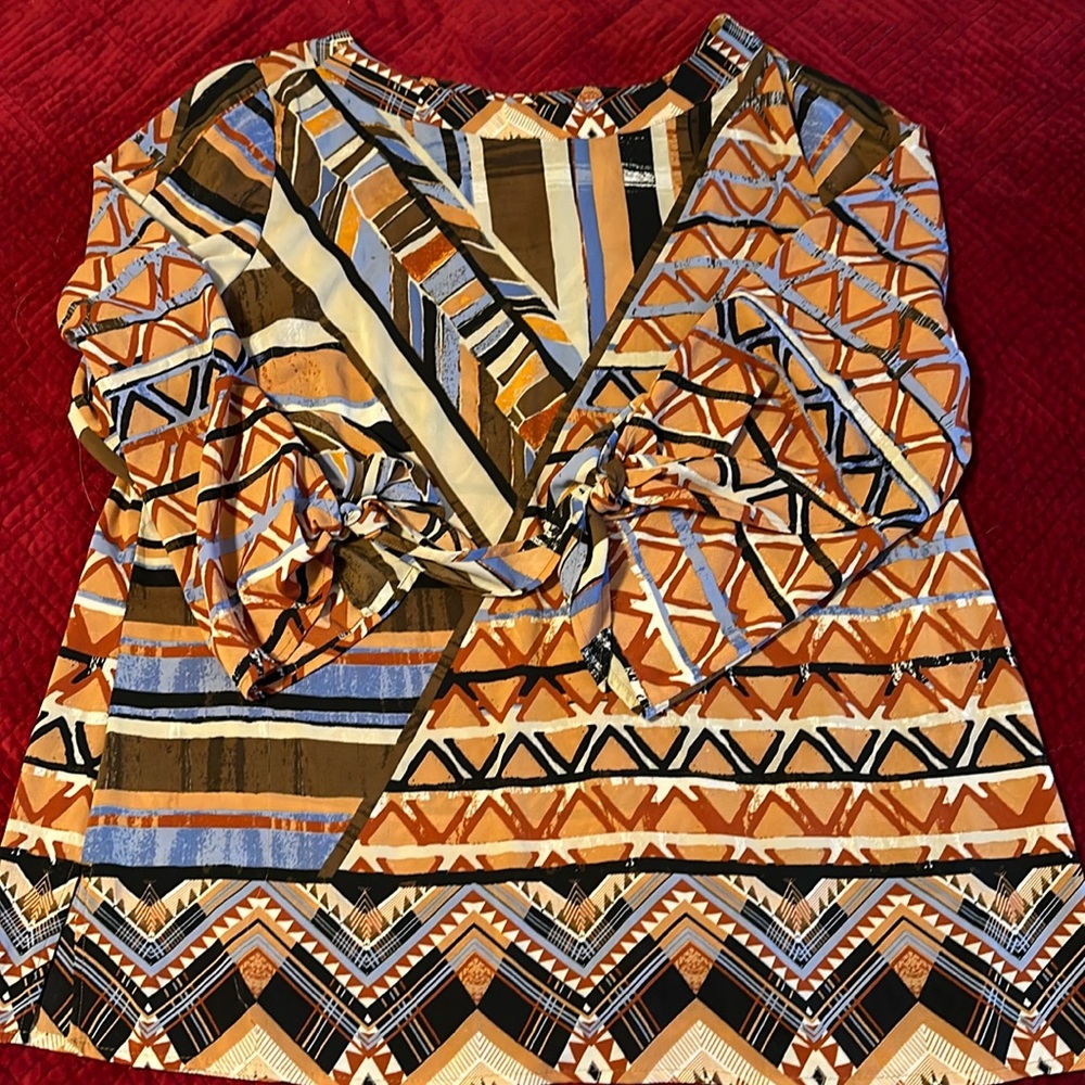 Chico Split Neck Top - image 1